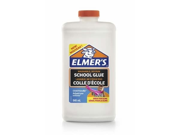 Skolelim Elmer's hvid 946ml - vaskbart til slim