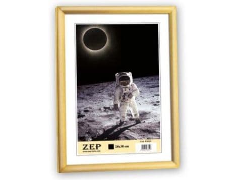 ZEP Basic Frame, Enkel bilderamme, Gull, Bord, Vegg, 13 x 18 cm, Rektangulær
