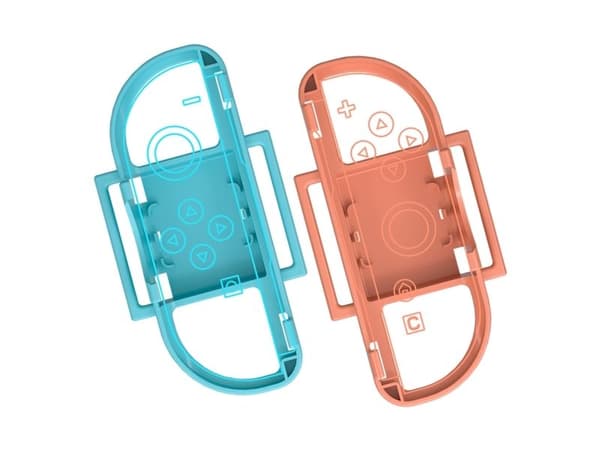 Hurtel tilbehørspakke 15-i-1 til Nintendo Switch 2 - oransje og blå