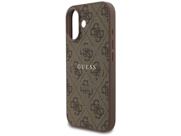 Guess 4G Ring Classic MagSafe-skal för iPhone 17 - brun