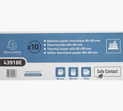 Exacompta 43918E, Ranska, 76 m, 80 mm, 80 mm, 10 kpl, 345 g