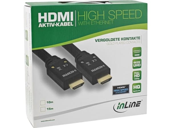 InLine HDMI - HDMI 25 m musta (17525A)