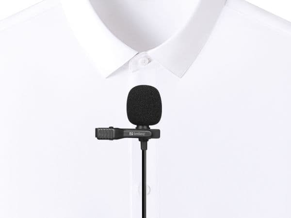 Mikrofon Sandberg Streamer USB-klipsemikrofon