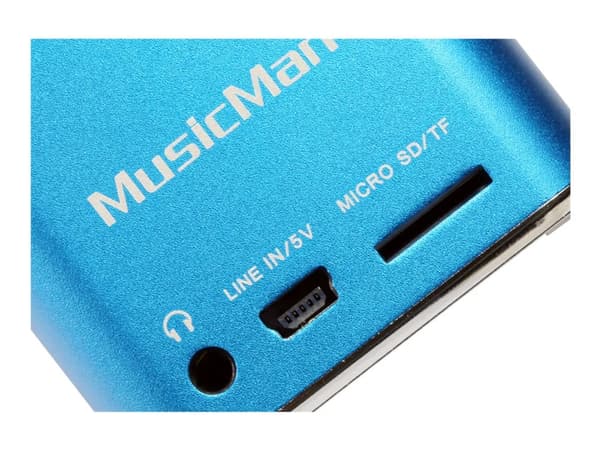 Technaxx MusicMan Mini - Digital spiller - blå