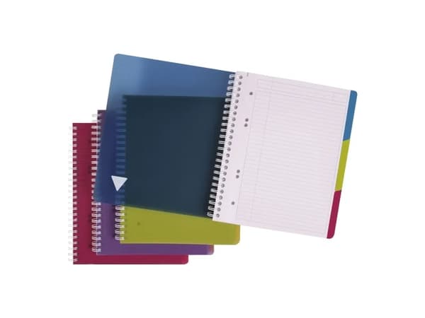 Notesbog, Clairefontaine Linicolor, Evolutiv, A5, linjeret, 90 ark