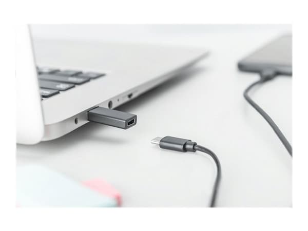 DIGITUS - USB-adapter - USB-C (hunn) til USB (hann) - USB 3.0 - 3 A - svart