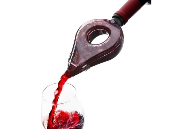 Vacu Vin Wine Aerator, Pullossa, Läpinäkyvä