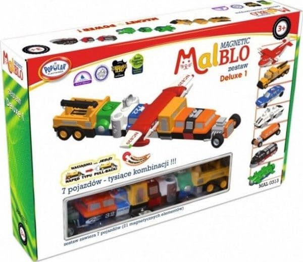 Malblo Magnetic Vehicles deluxe - 1 set