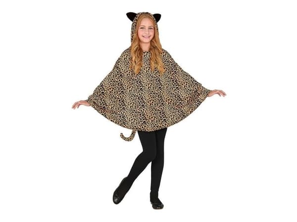 Leopard poncho