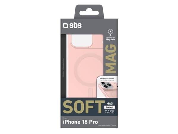 SBS Instinct Mag, Etui, Apple, iPhone 18 Pro/17 Pro, 16 cm (6.3"), Rosa
