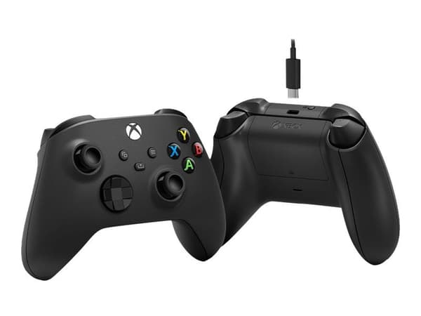 Microsoft Xbox Wireless Controller + USB-C Cable - Spelkontroll - trådlös - Bluetooth - för PC, Microsoft Xbox One, Android, iOS, Microsoft Xbox Se...