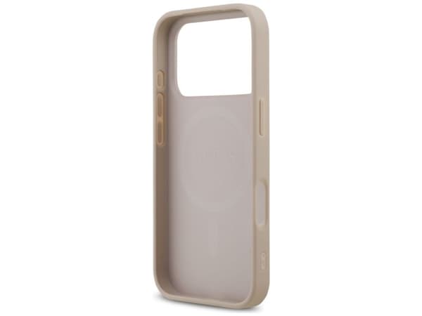 Guess 4G printed stripes MagSafe-skal för iPhone 17 Pro - rosa