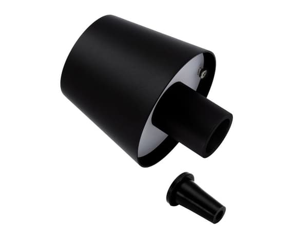 Securit® LED-pöytävalaisin PARIS pullolle, johdoton ja ladattava, musta
