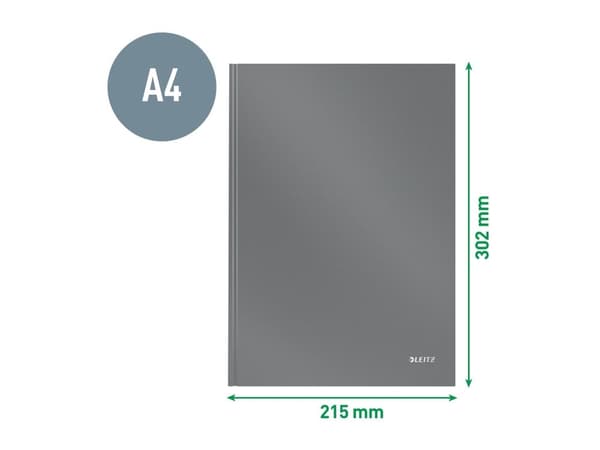 Leitz Solid A4, Yksivärinen, Sininen, A4, 80 arkkia, Matta, 90 g/m²