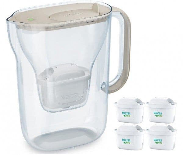 Brita Style Essential filterkanne 2,4 l + 4 filter, sand