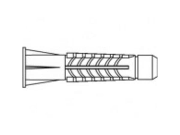 TOOLCRAFT TO-5455080 expanderpluggar 49 mm 100 st