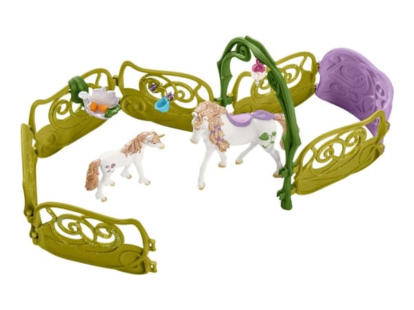 Schleich Glittering flower house w/ stable