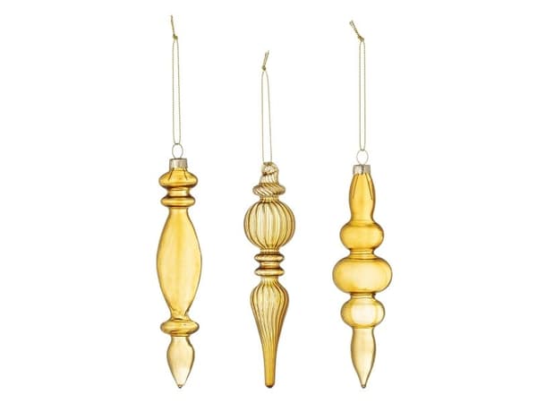 BLOOMINGVILLE Auralia prydnad, guld, glas