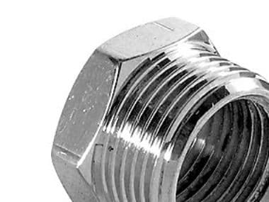 Nippelmuff mässing förkromad 3/4"x1/2"
