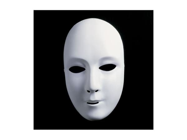 Hvid maske, dame