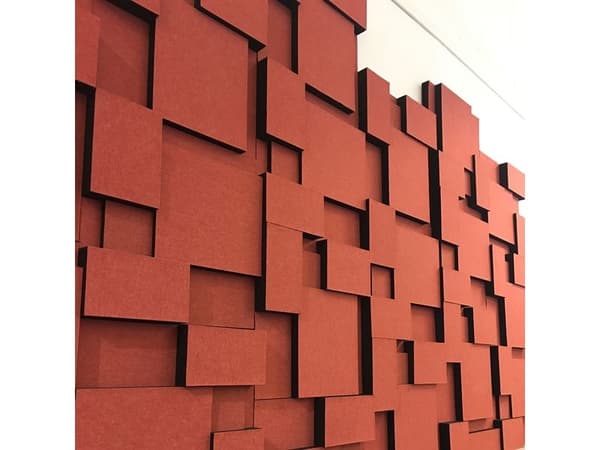 Ljudabsorberande panel EcoSUND svart textil-laminering