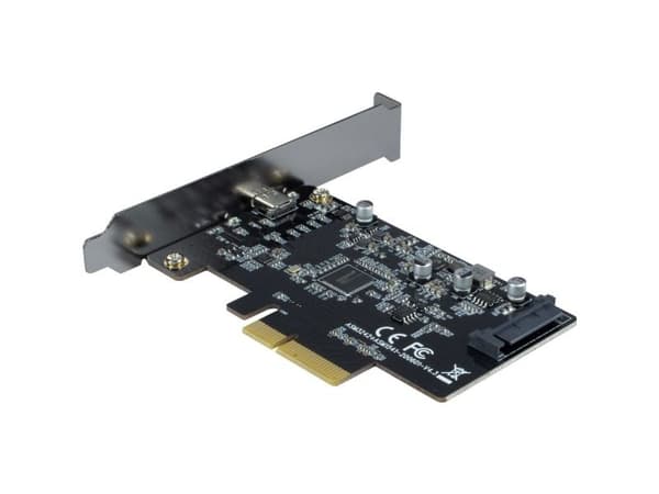 Inter-Tech ARGUS KC-008, PCIe, USB 3.2 Gen 2x2 Type-C, 20 Gbit/s, Windows 10, 115 mm, 120 mm