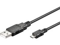 MicroConnect - USB-kabel - USB (hane) till mikro-USB typ B (hane) - 5 m