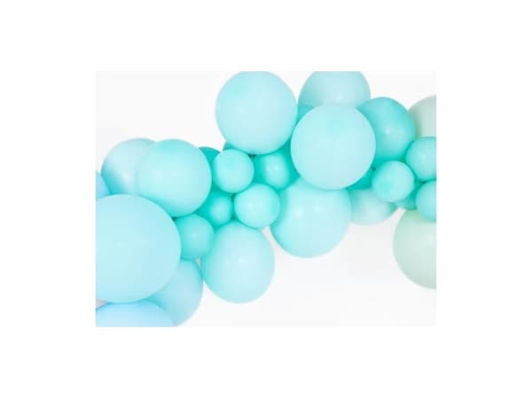 Pastel lys mint balloner, 100 stk 5"