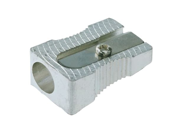 Blyanterspidser Aluminium Enkel Sølv