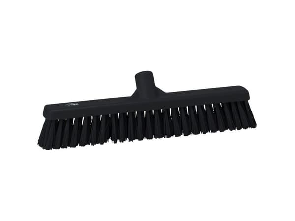 Fejekost, Vikan, svart, polyester/PP/rostfritt stål, 41 cm