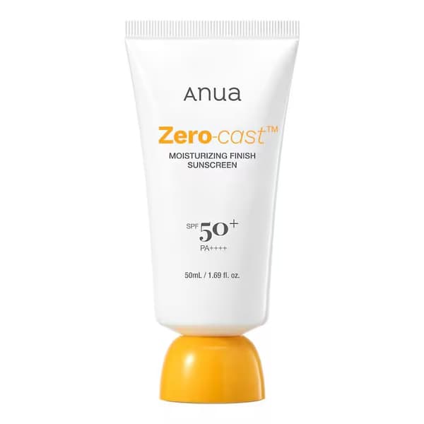 Anua Zerocast Moisturizing Finish Sunscreen Spf 50