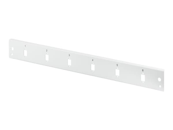 Digitus DN-96208-QL, Frontpanel, Grå, 1U, Rund, SC, 430 mm