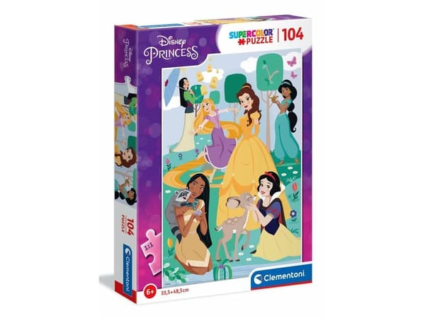 Clementoni Puslespil Prinsesse, Super 104 brikker