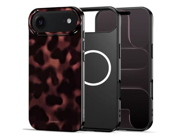 Tech-Protect Lamano MagSafe Case for iPhone Air - Black and Red