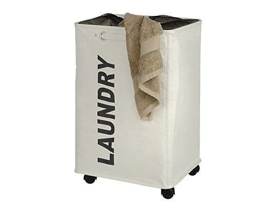 WENKO 3450110100, 79 l, Rektangulær, Polyester, Polypropylen (PP), Beige, 400 mm, 330 mm