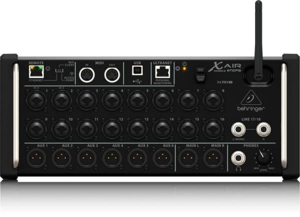 Behringer XR18, 18 kanavaa, Musta