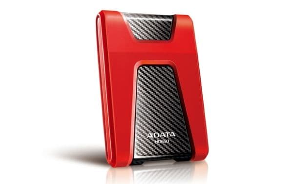 ADATA DashDrive Durable HD650 - Hårddisk - 1 TB - extern (portabel) - 2.5" - USB 3.0 - röd