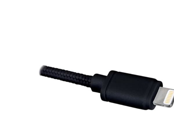 OWC NWTCBLUSBL3MB, 3 m, Lightning, USB A, Musta, iPhone, iPad, iPod