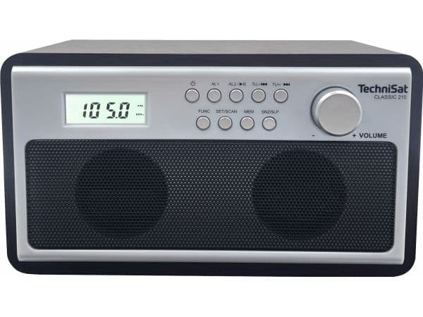TechniSat CLASSIC 210, Kello, Analoginen, FM, 87,5 - 108 MHz, 5 W, LED