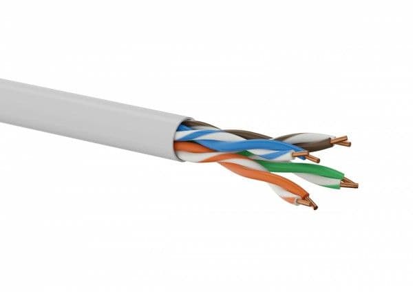 ALANTEC Q-LANTEC - Bulkkabel - 305 m - UTP - CAT 5e - solid - ljusgrå