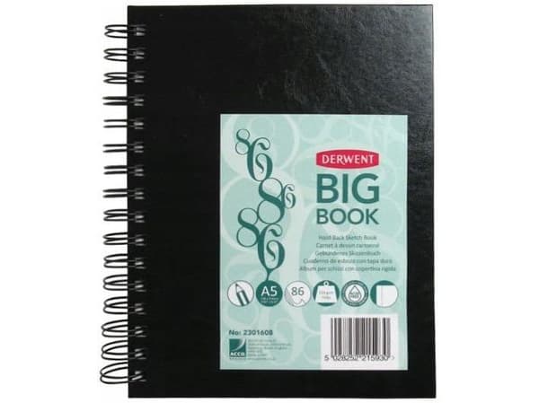 Derwent A5 Wireò Skitsebog - 86 sider - 110gram - Microperforeret