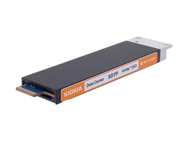 Kioxia XD7P, 3,84 TB, E1.S, 7200 MB/s