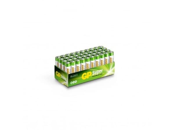 GP Super Alkaline AAA batteri, 24A/LR03, 40-pak