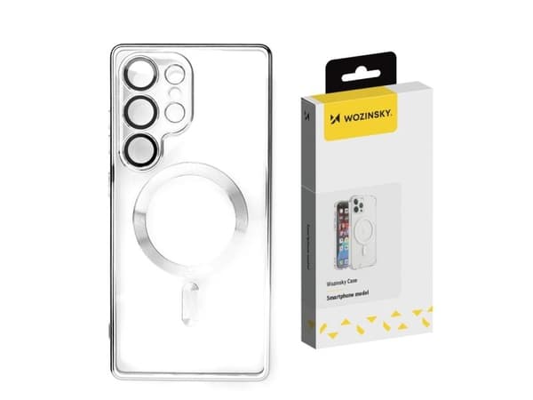 Wozinsky eloksert MagSafe-etui til Samsung Galaxy S24 FE - sølv