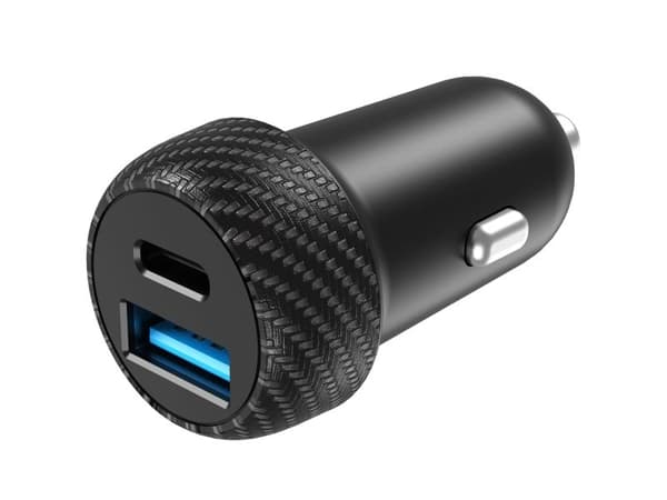 Billaddare 1xUSB-C PD 1xUSB-A 45W