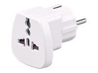 MicroConnect Universal-sovitin - Stikadapter - hvid