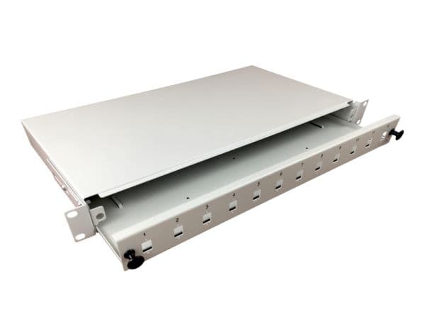 ALANTEC - Patch-panel - SC X 12 - grå, RAL 7035 - 1U - 19"
