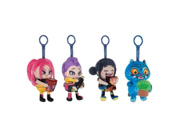KPOP DEMON HUNTERS PREMIUM CLIP-ON PLUSH ASS - assorted