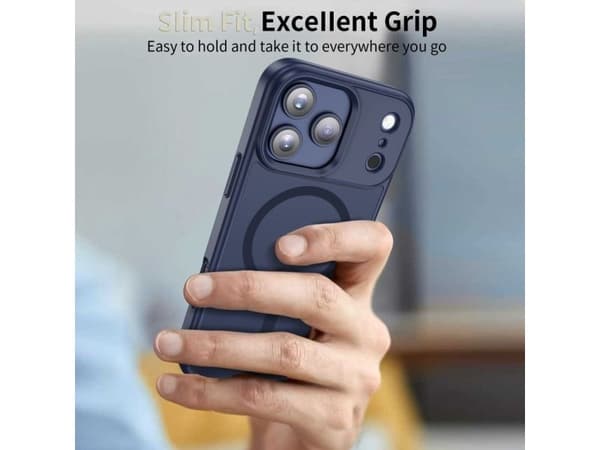 Tech-Protect MagMat MagSafe-deksel for iPhone 17 Pro - navy blue