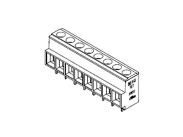 Molex PCB-liitäntälohko Poltal 8 1 kpl